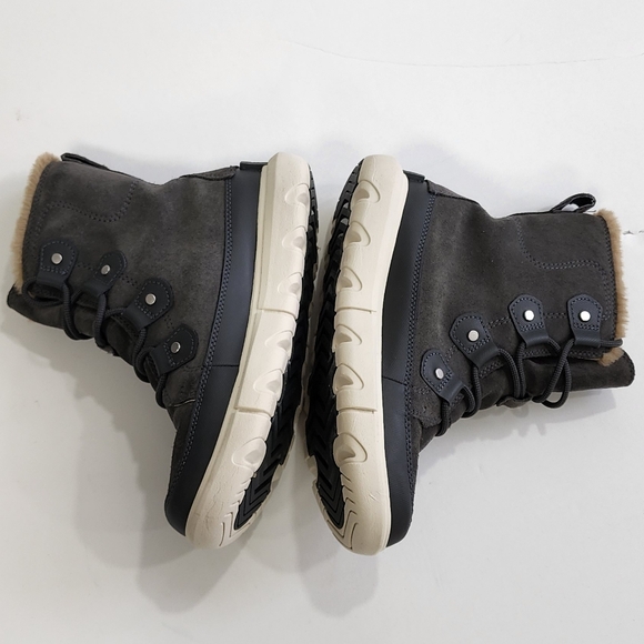 Sorel waterproof explorer 2 joan boot womens size 7 grill/fawn color - Picture 12 of 16